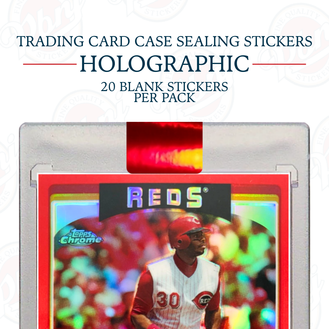 Trading Card Case Sealing Stickers - Holographic