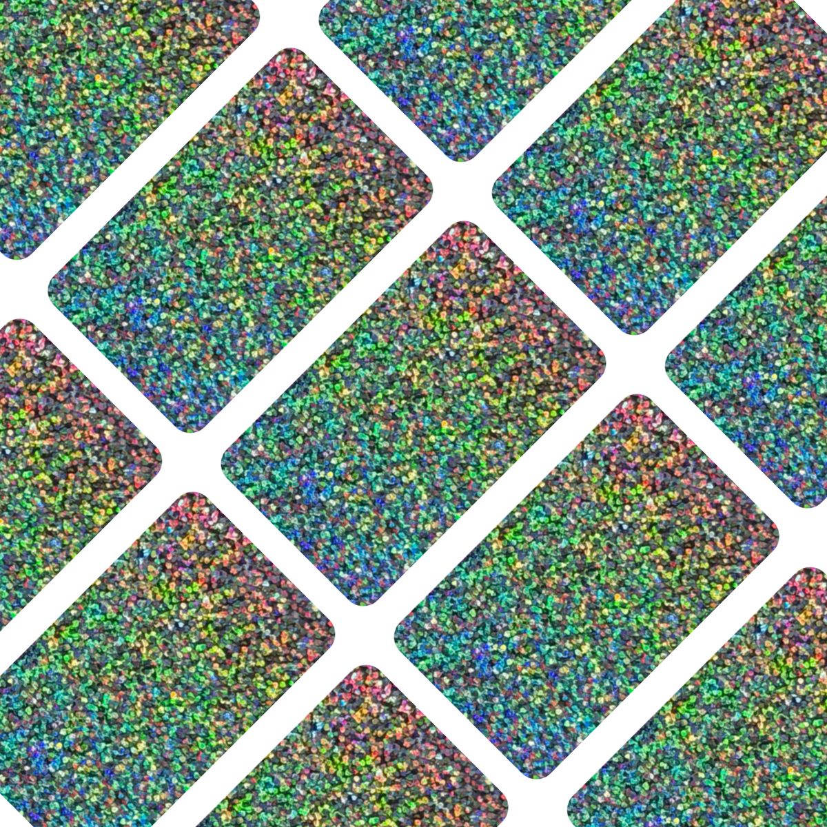 Blank One Touch and Top Load Stickers - Glitter - Pick Your Color!