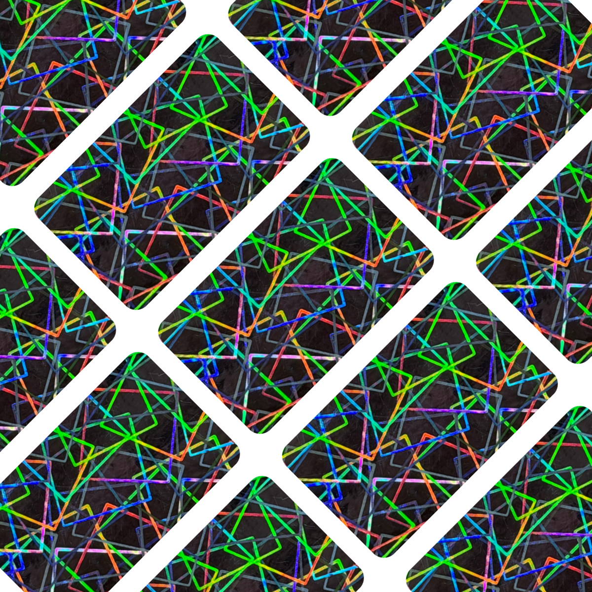 Blank One Touch and Top Load Stickers - Velocity Laser - Pick Your Color!