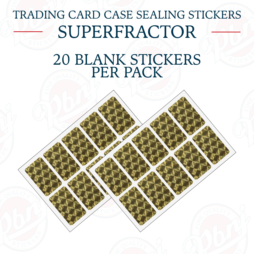 Trading Card Case Sealing Stickers - Superfractor