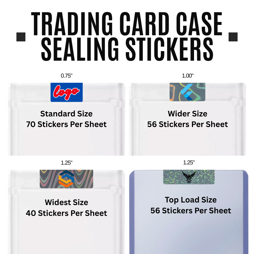 Trading Card Case Sealing Stickers - Build Your Own