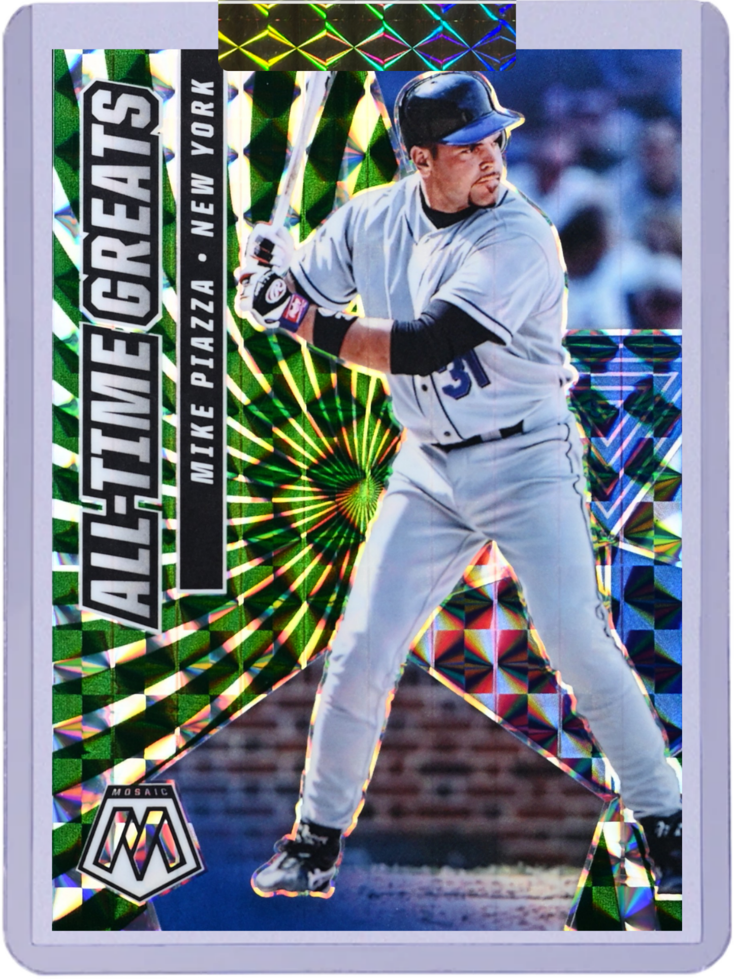 Trading Card Case Sealing Stickers - Prism Mosaic