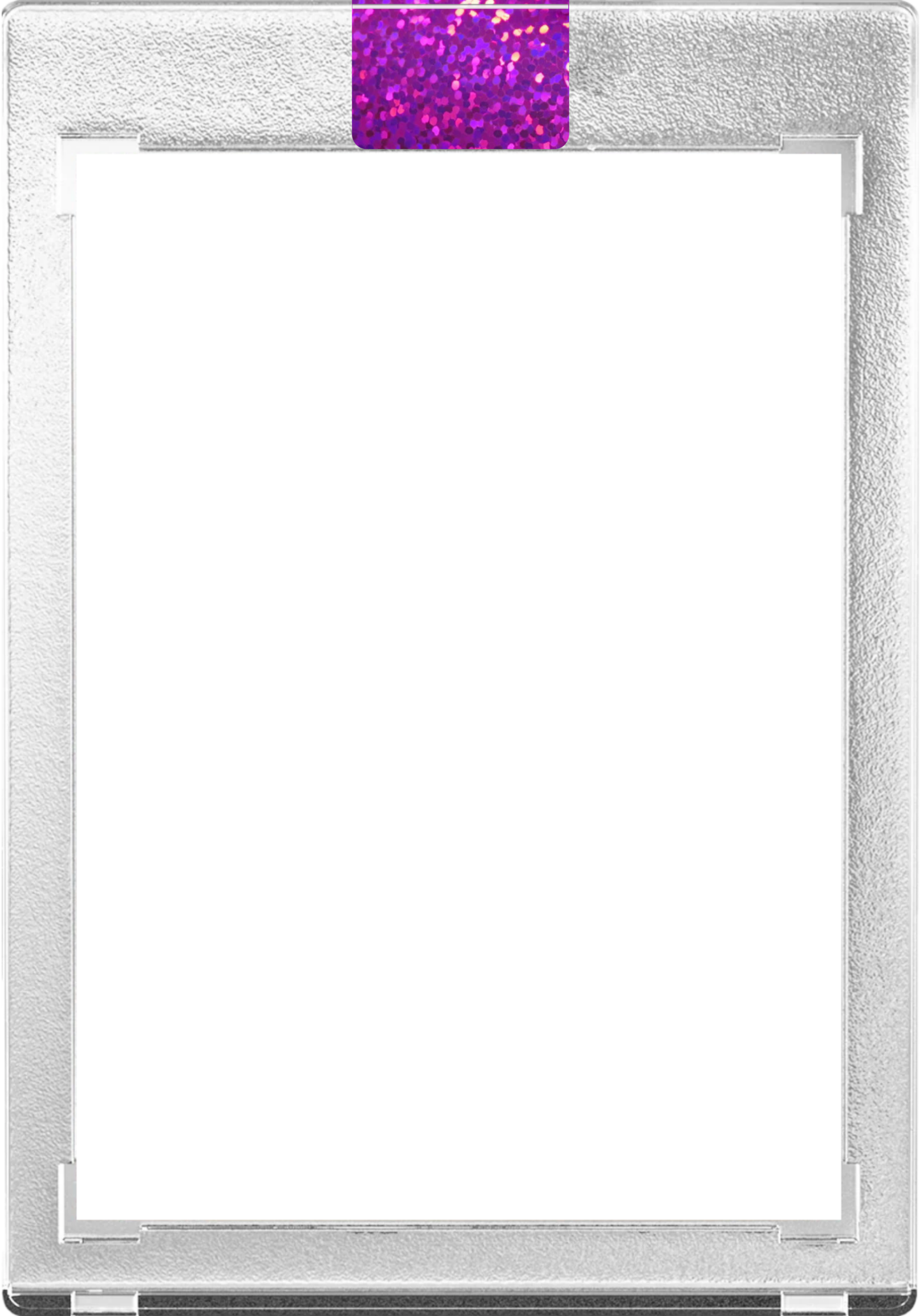Trading Card Case Sealing Stickers - Holographic Sparkle