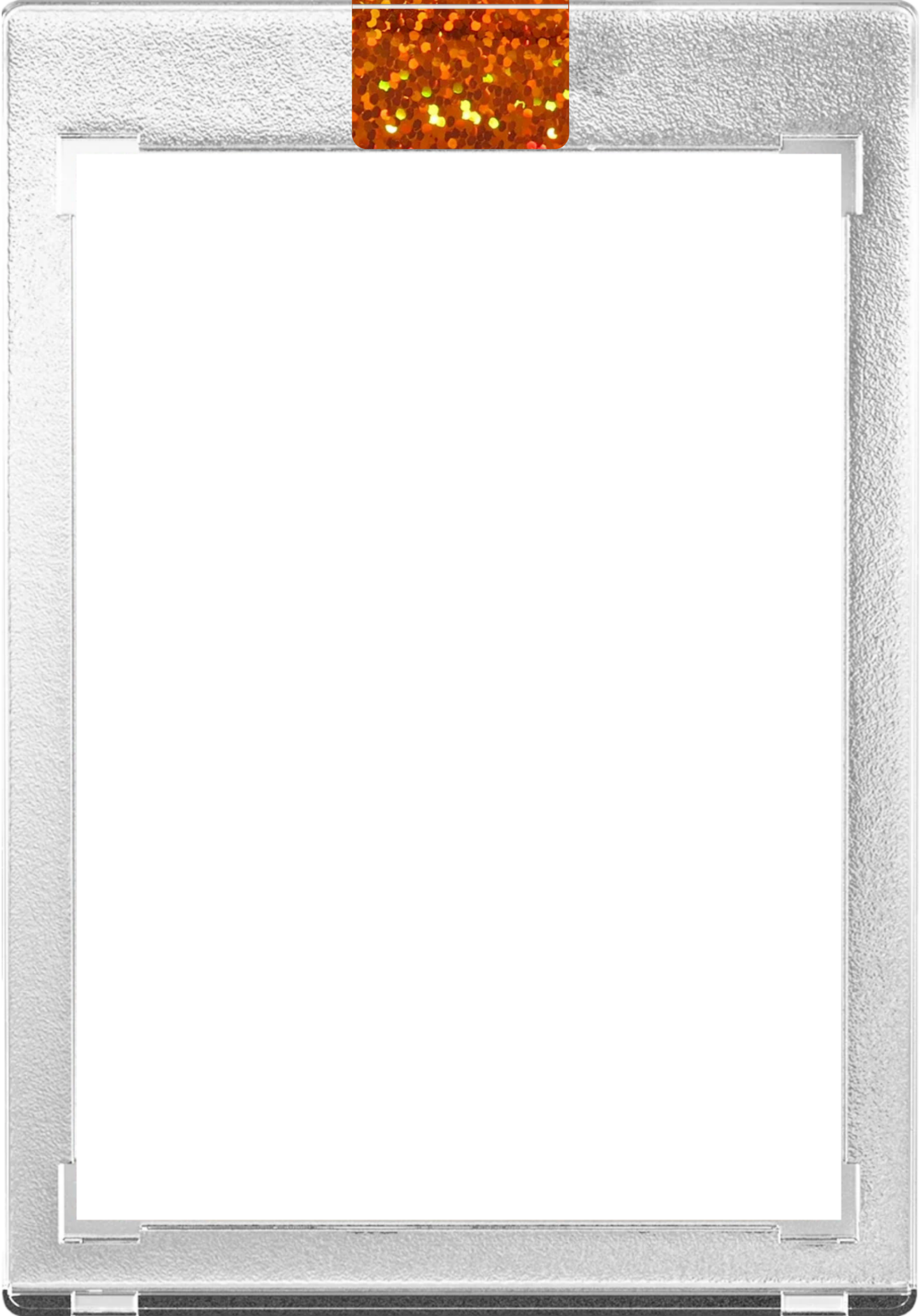 Trading Card Case Sealing Stickers - Holographic Sparkle