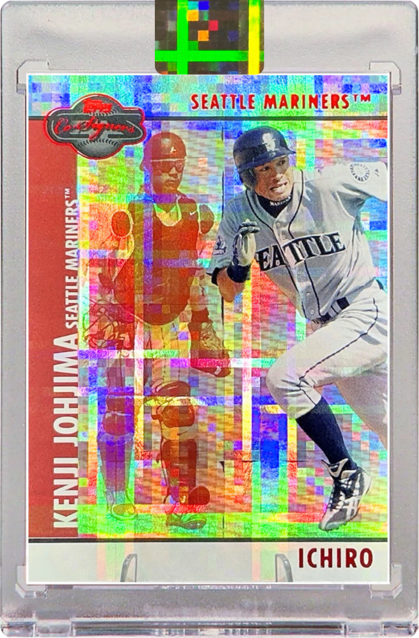 Trading Card Case Sealing Stickers - Plaid