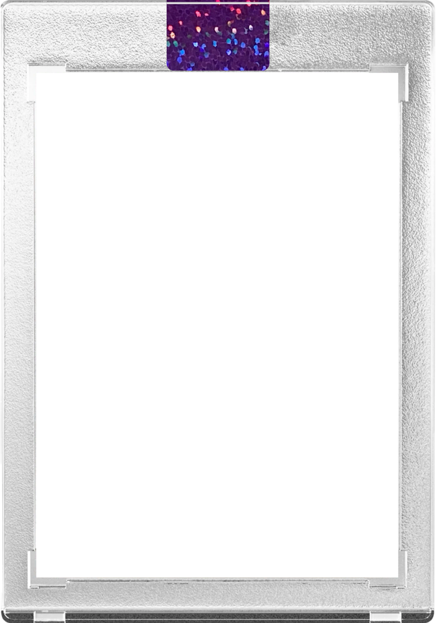 Trading Card Case Sealing Stickers - Holographic Sparkle