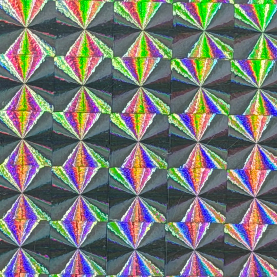 Blank One Touch and Top Load Stickers - Mosaic Prism - Pick Your Color!
