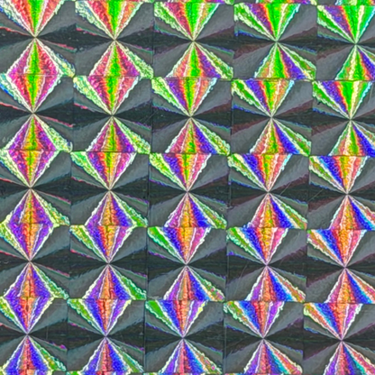 Blank One Touch and Top Load Stickers - Mosaic Prism - Pick Your Color!