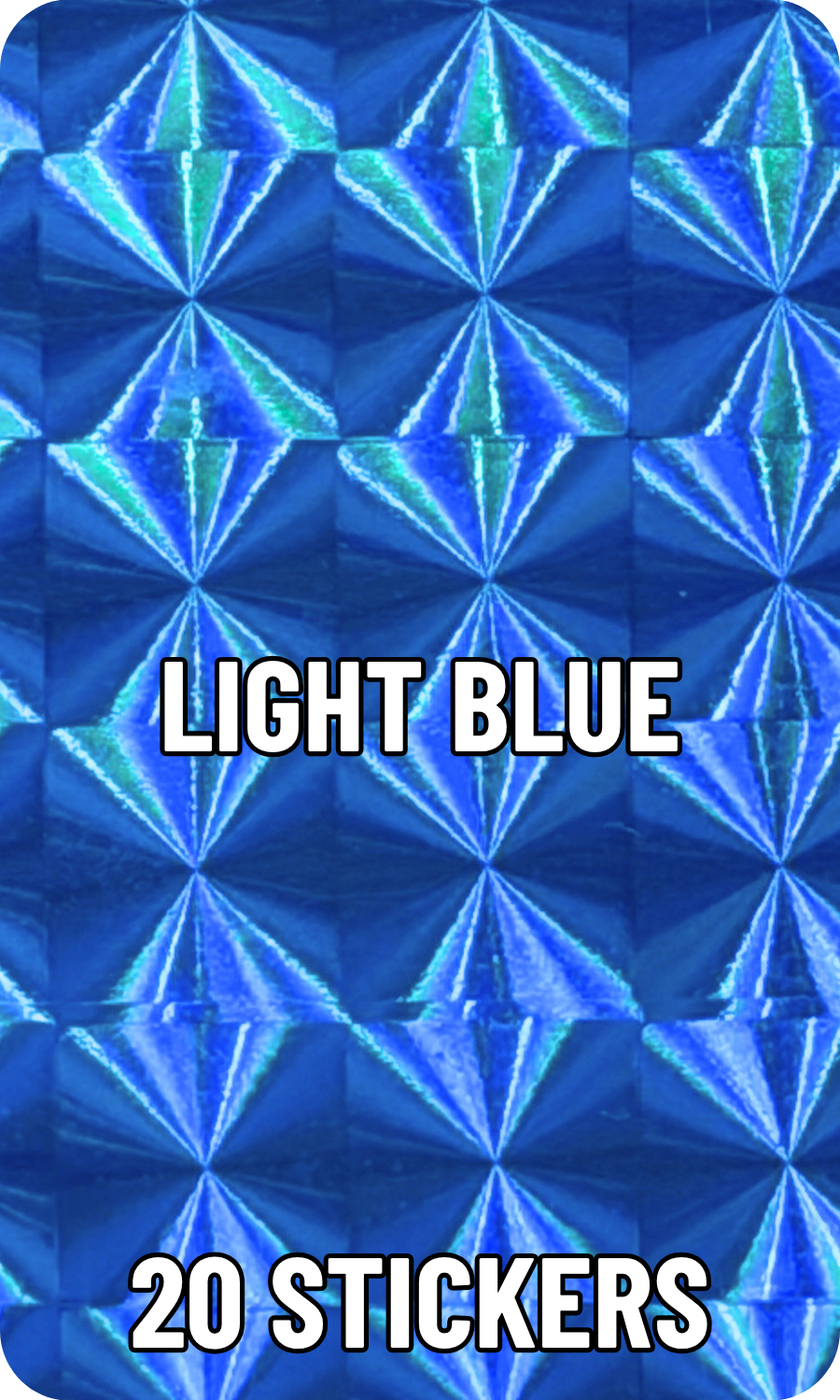 One Touch and Top Load Stickers - Mosaic Prism - Pick Your Color!