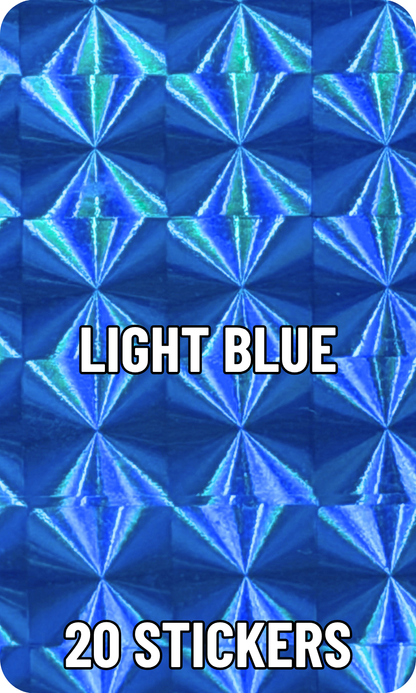 One Touch and Top Load Stickers - Mosaic Prism - Pick Your Color!