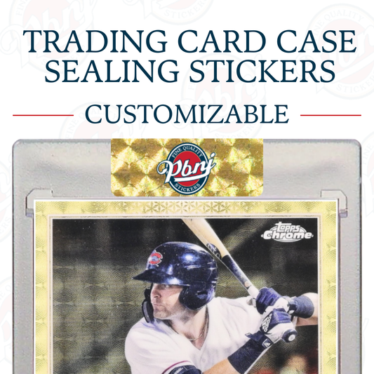 Holographic Trading Card Case Sealing Stickers - Build Your Own
