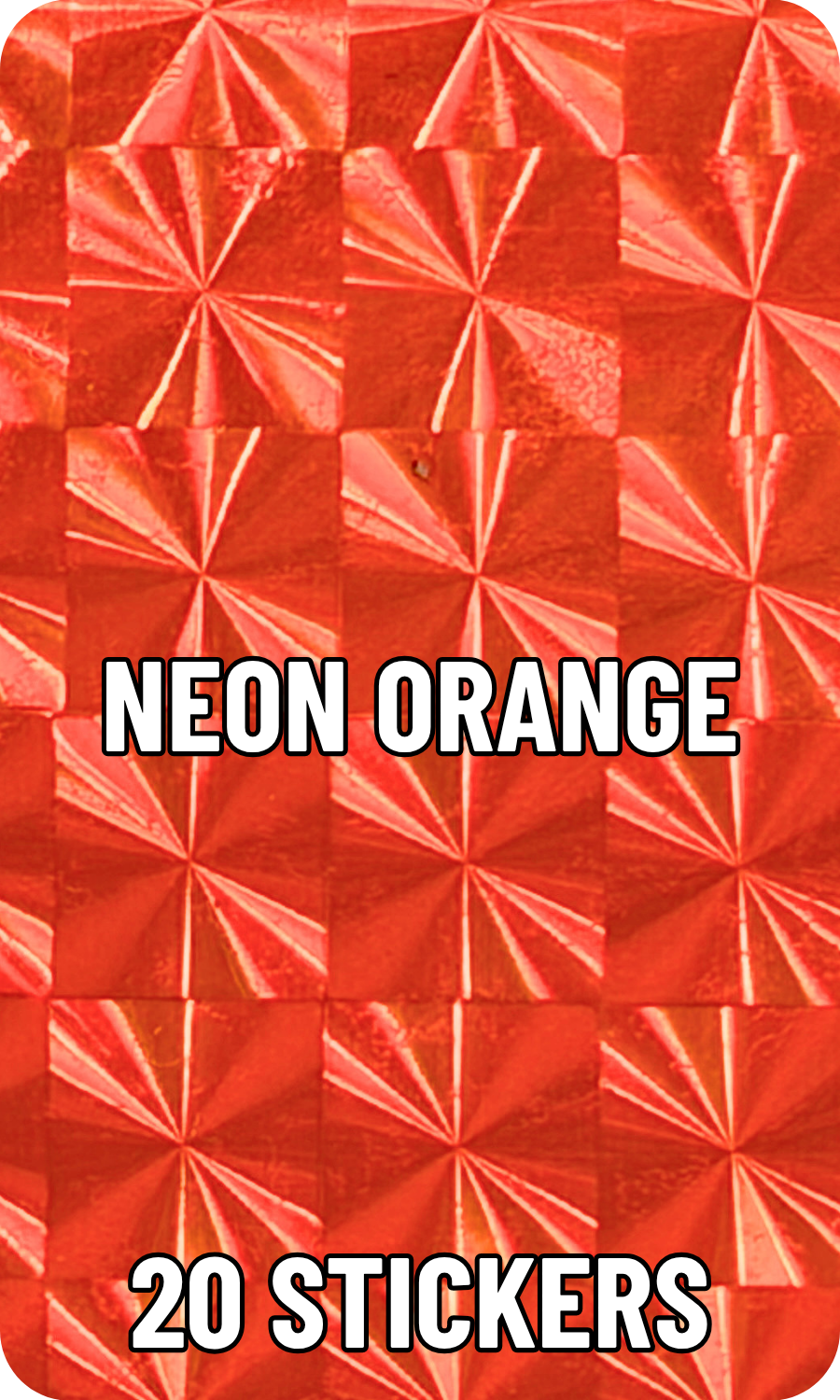 One Touch and Top Load Stickers - Mosaic Prism - Pick Your Color!