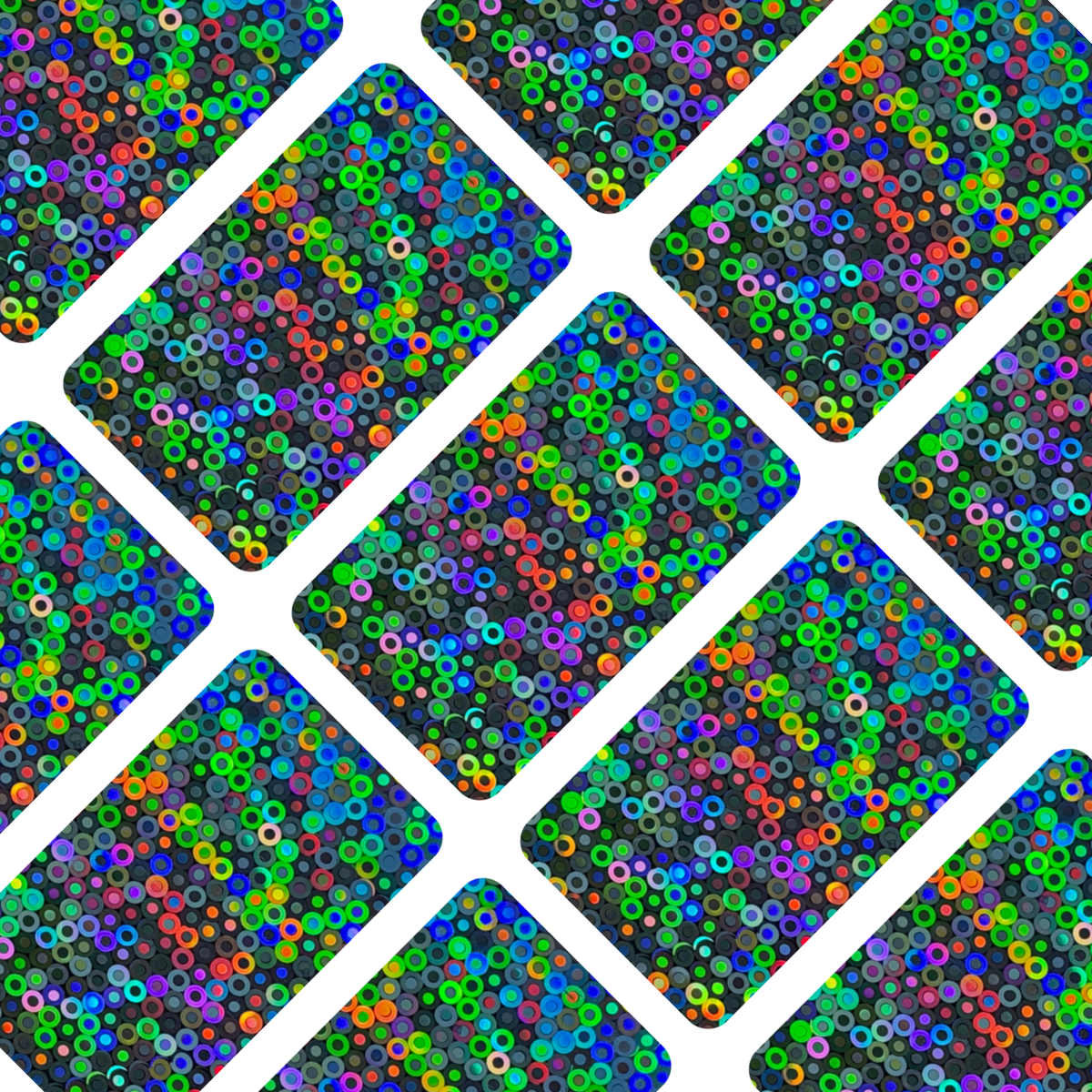 Blank One Touch and Top Load Stickers - Disco - Pick Your Color!