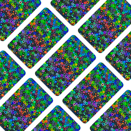Blank Disco holographic sealing stickers for One Touch and Top Load holders