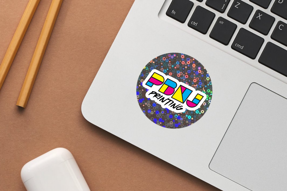 Holographic Custom Shape Stickers