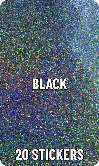 One Touch and Top Load Stickers - Glitter