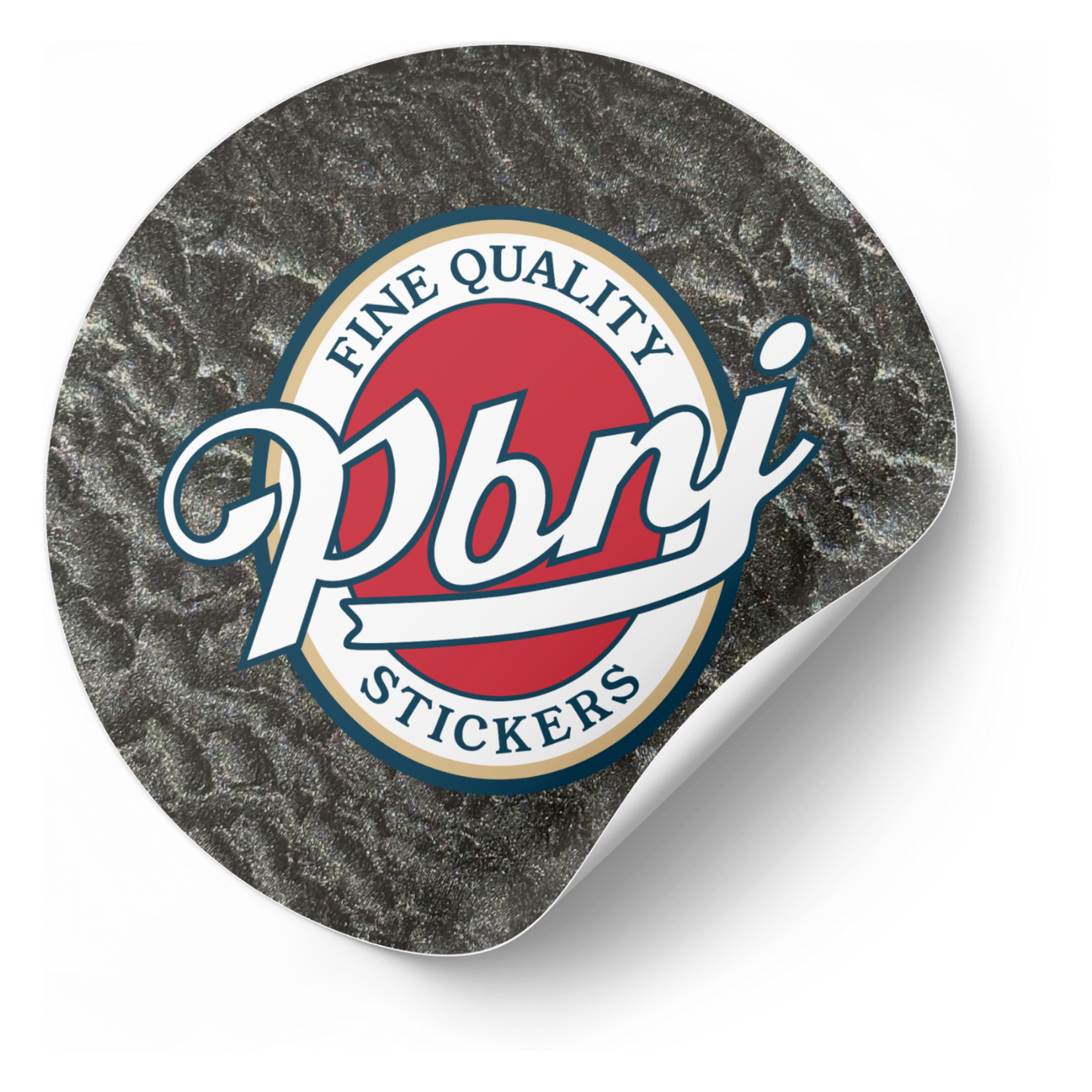 Textured Leaf Custom Shape Stickers