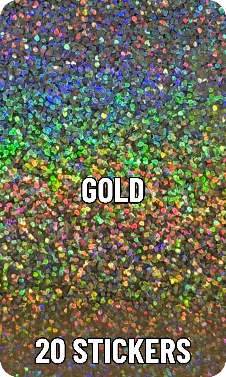 One Touch and Top Load Stickers - Glitter