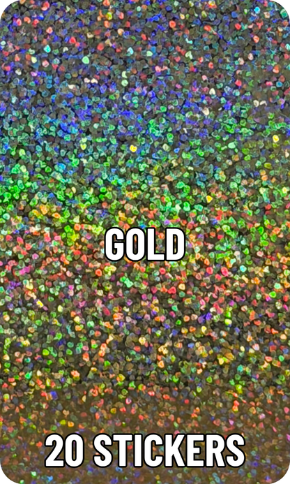 One Touch and Top Load Stickers - Glitter