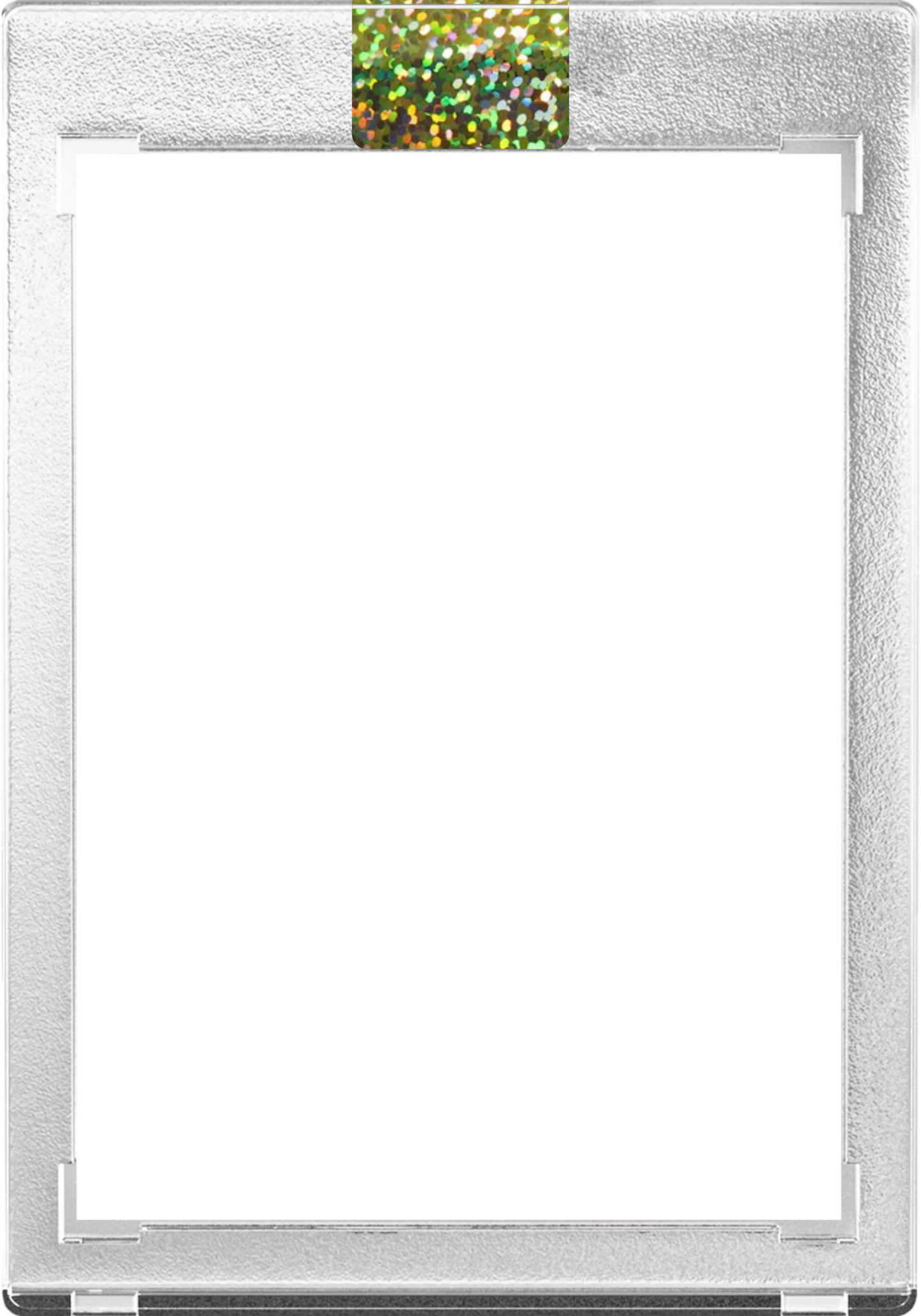 Trading Card Case Sealing Stickers - Holographic Sparkle