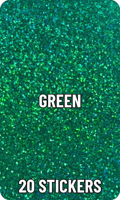 One Touch and Top Load Stickers - Glitter