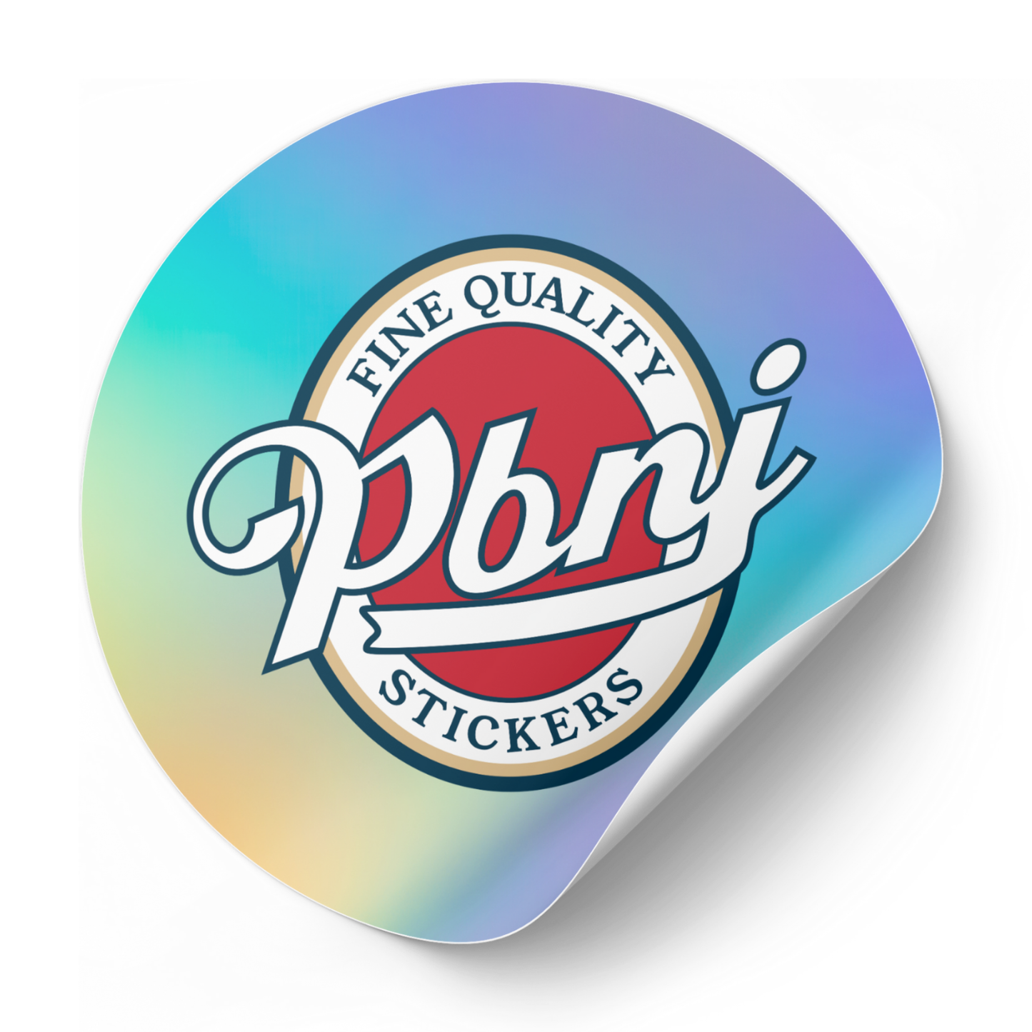 Holographic Custom Shape Stickers