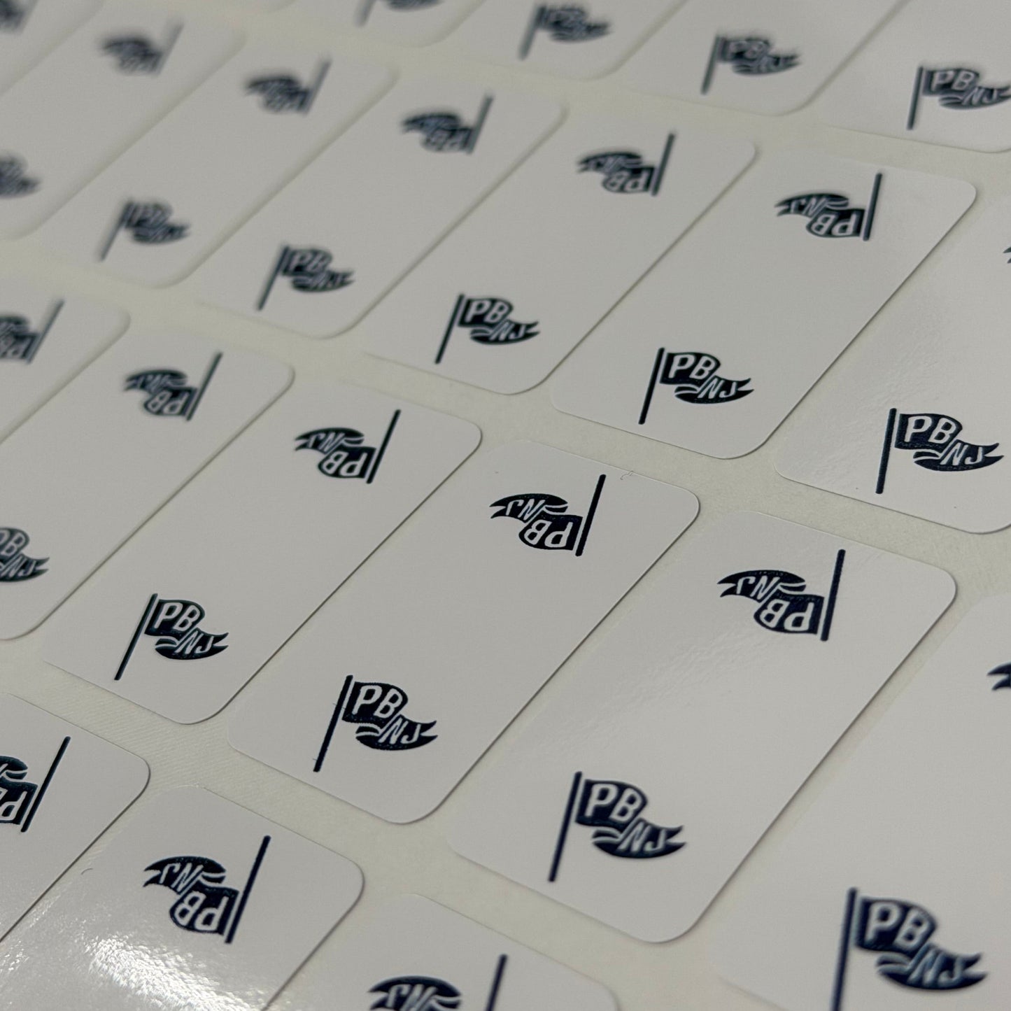 Sheet of glossy stickers