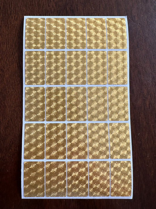 Trading Card Case Sealing Stickers - Superfractor