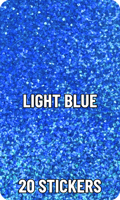 One Touch and Top Load Stickers - Glitter