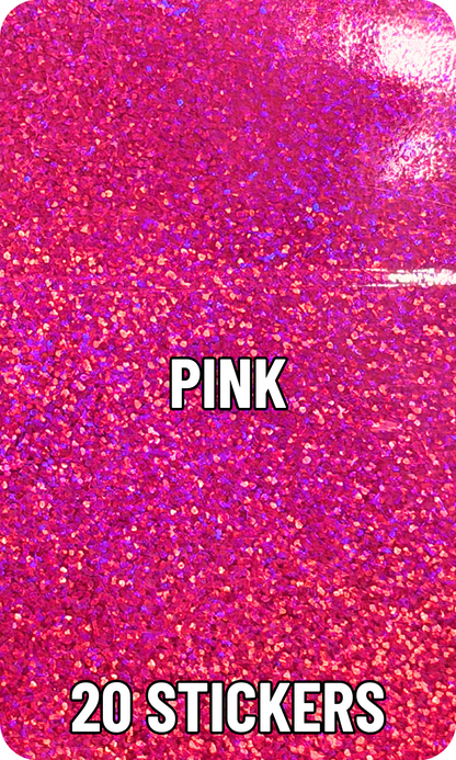 One Touch and Top Load Stickers - Glitter