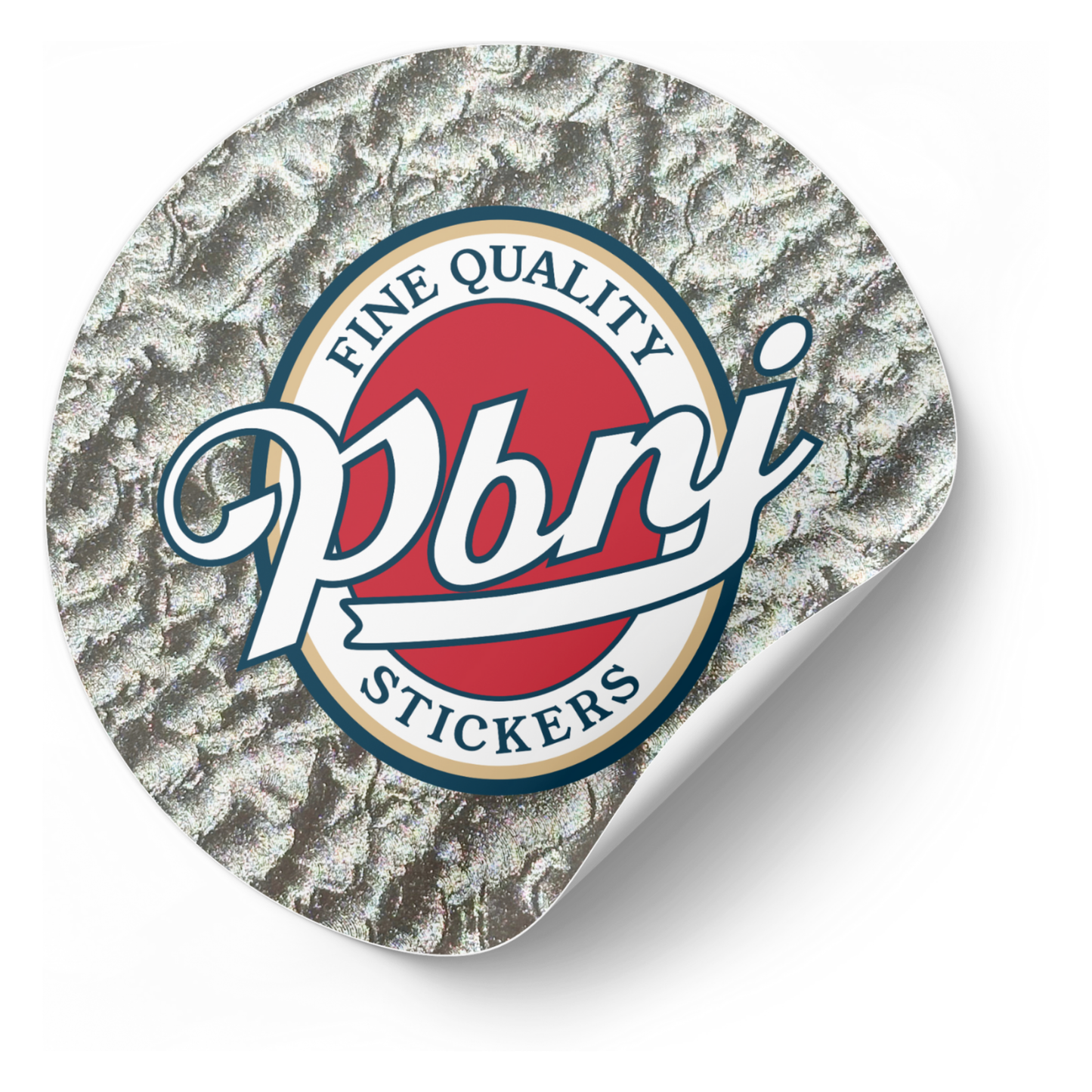 Textured Leaf Custom Shape Stickers