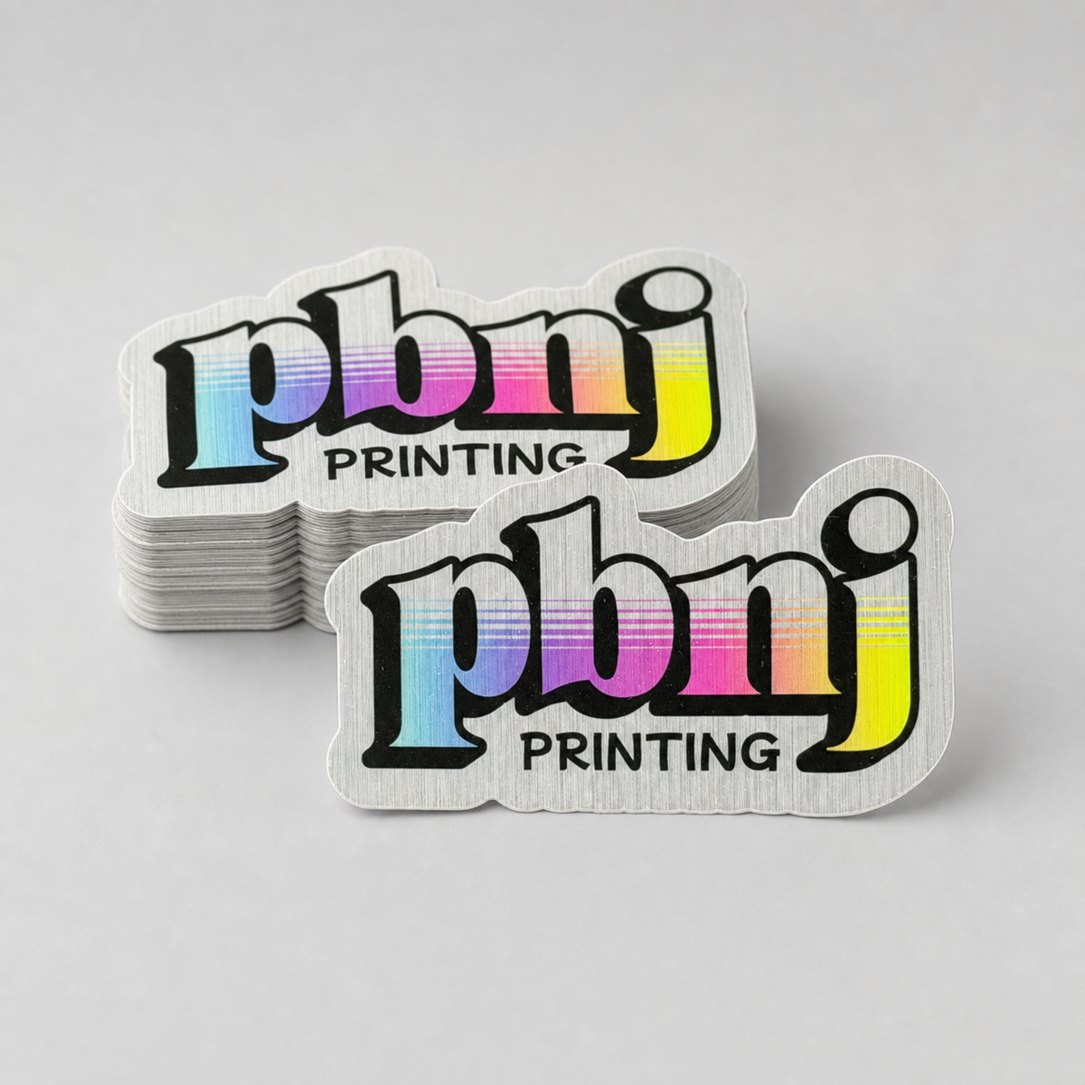 Custom Metallic Stickers