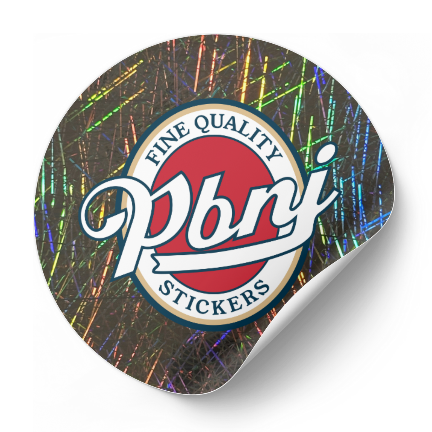 Holographic Custom Shape Stickers