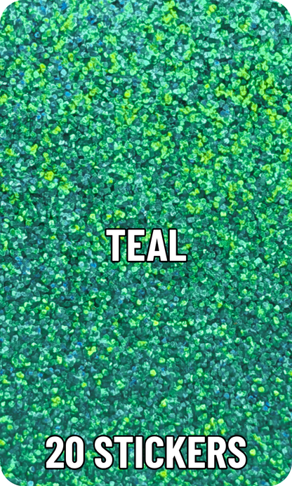 One Touch and Top Load Stickers - Glitter