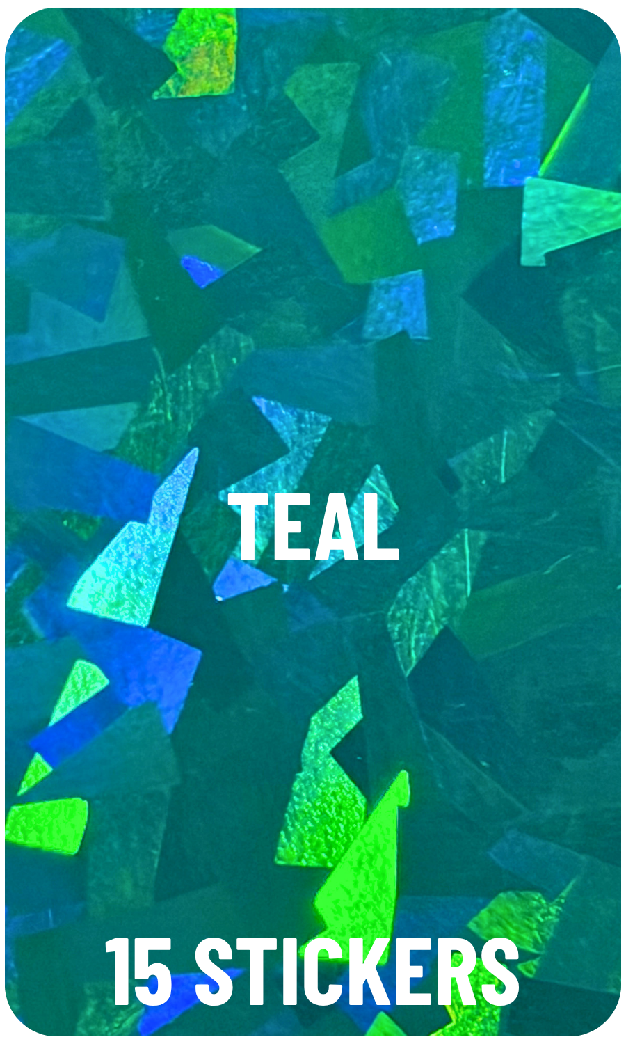 One Touch and Top Load Stickers - Cracked Ice Crystal