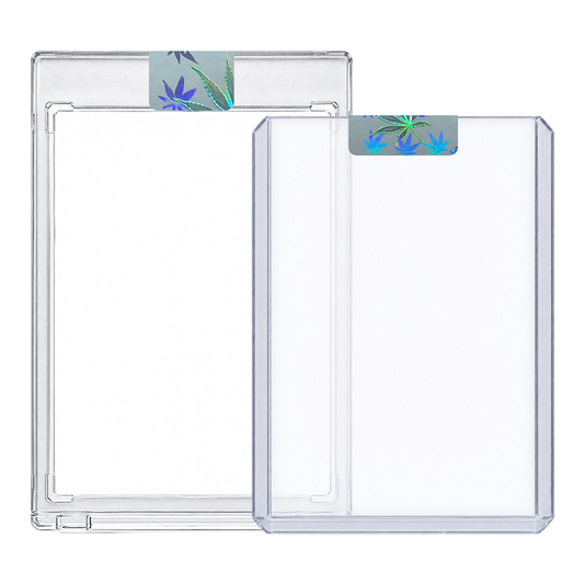 Blank One Touch and Top Load Stickers - Canna Leaf - Pick Your Color!