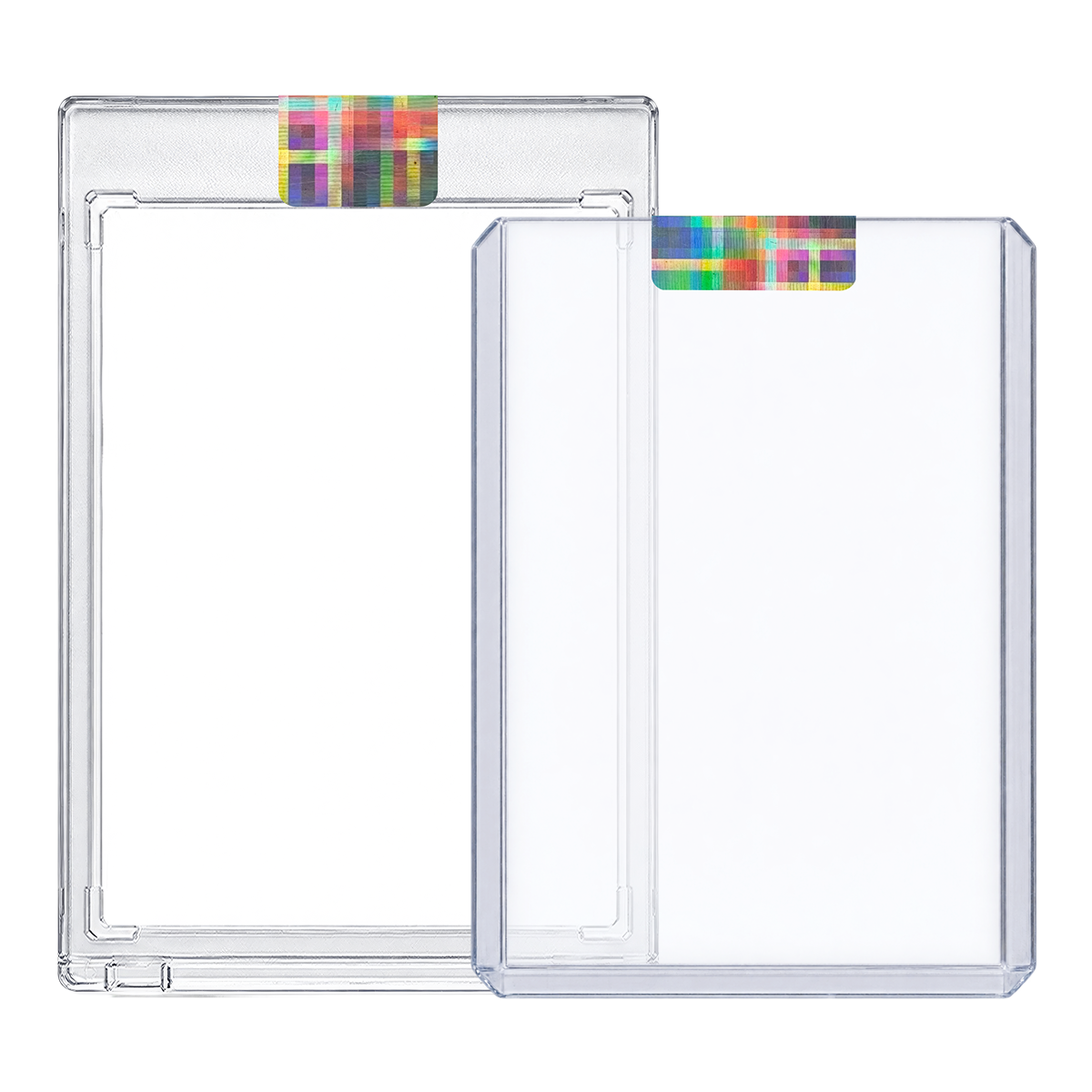 Blank One Touch and Top Load Stickers - Plaid - Pick Your Color!