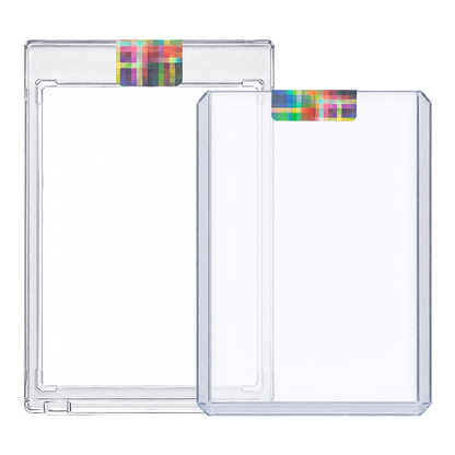 Blank One Touch and Top Load Stickers - Plaid - Pick Your Color!