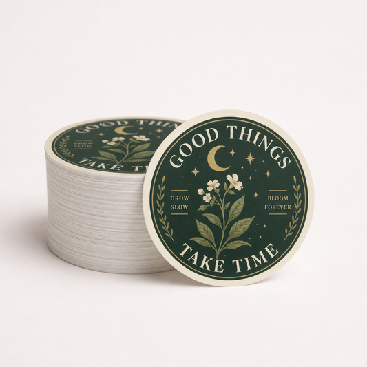 Custom die cut vinyl stickers in glossy and matte finishes