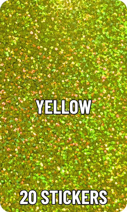 One Touch and Top Load Stickers - Glitter
