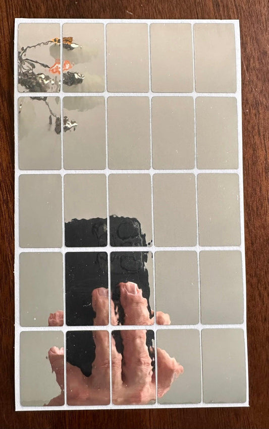 Magnetic One-Touch Sealing Stickers - Chrome