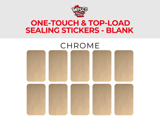 Magnetic One-Touch Sealing Stickers - Black Rainbow