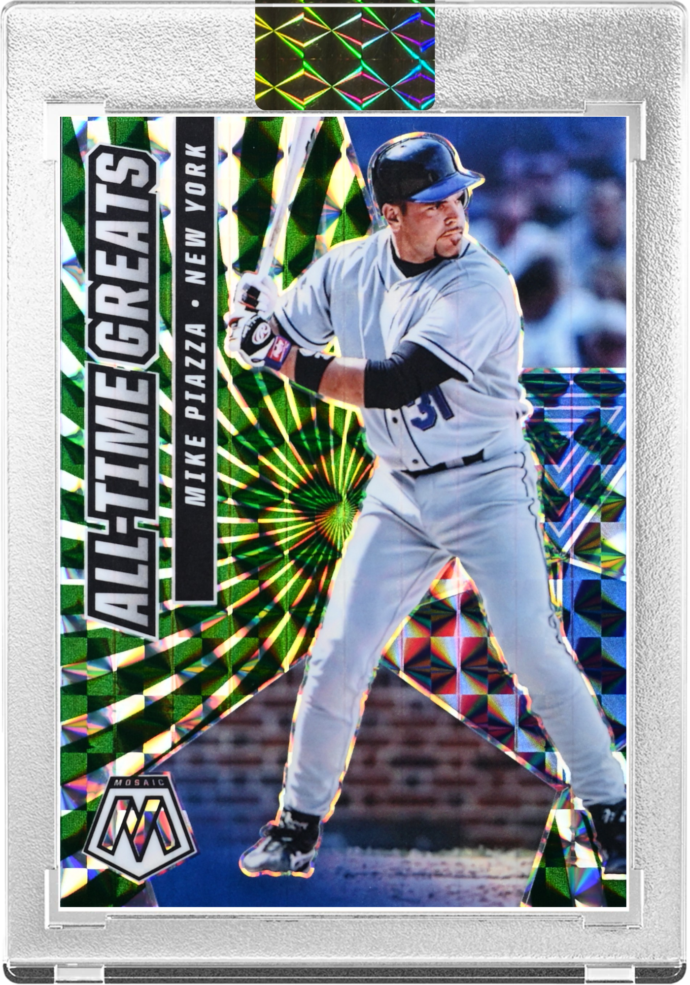 Trading Card Case Sealing Stickers - Prism Mosaic